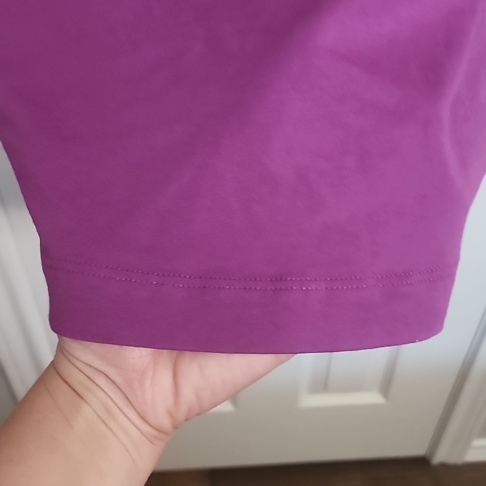Peruvian Connection Purple Tunic Mini Dress Modal Pima Cotton Size Small - Picture 8 of 8